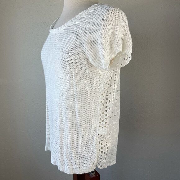 NWT Lucky Brand Sleeveless Loose Knit Sweater Top - Picture 3 of 11